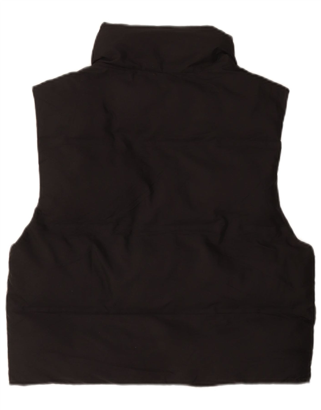 Zara Mujer Chaleco Acolchado Extragrande UK 6 XS Poliéster Negro
