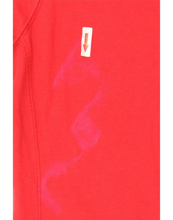 Champion Chaqueta de chándal para mujer UK 10 Small Red Cotton