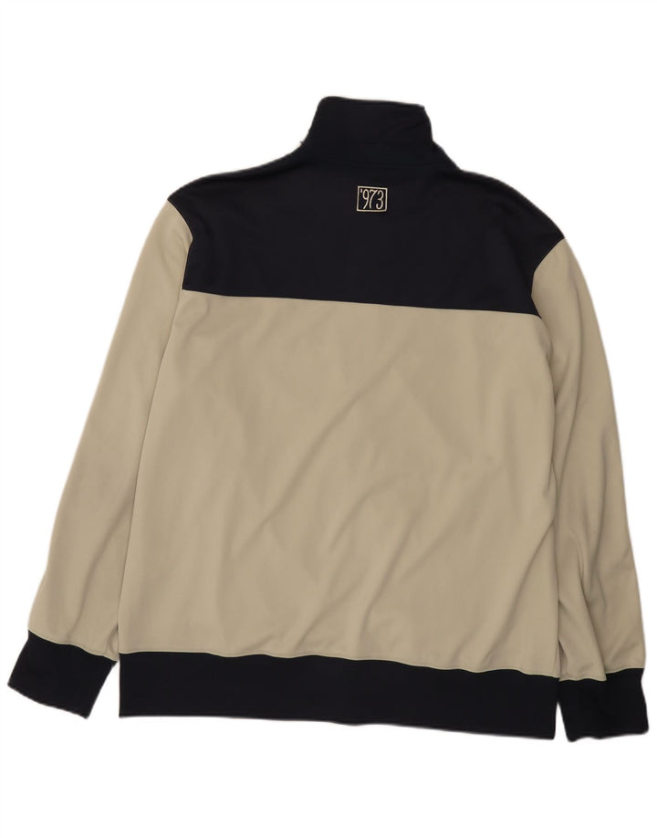 Lotto Hombre Chándal Top Chaqueta 2XL Beige Colorblock Poliéster