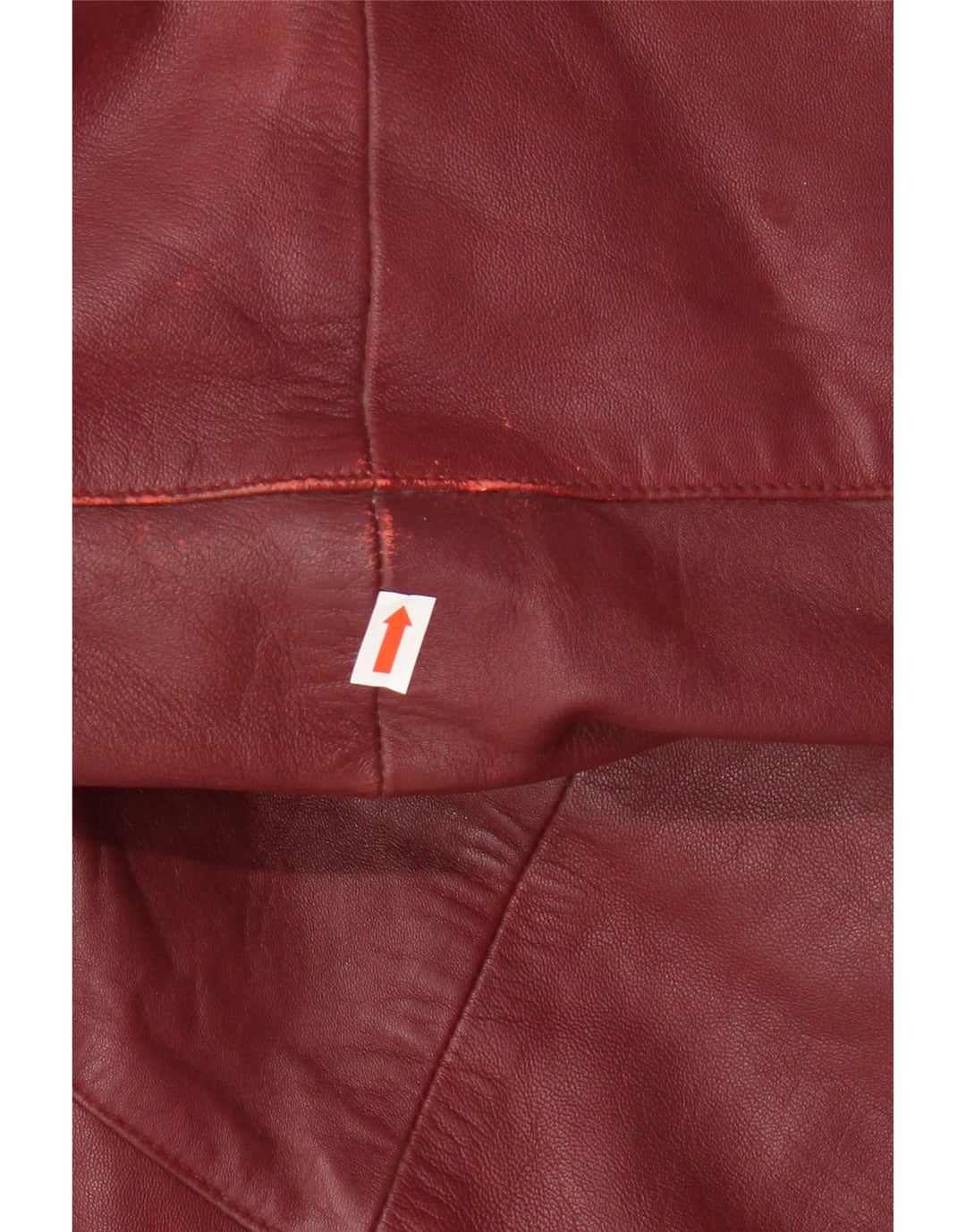 Barisal Abrigo de cuero extragrande para mujer EU 48 2XL Cuero granate