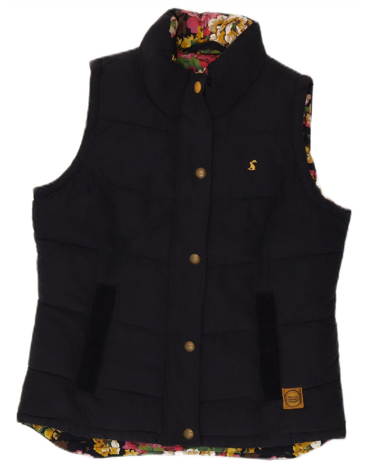Chaleco acolchado para mujer Joules UK 12 Medium Azul marino Poliéster