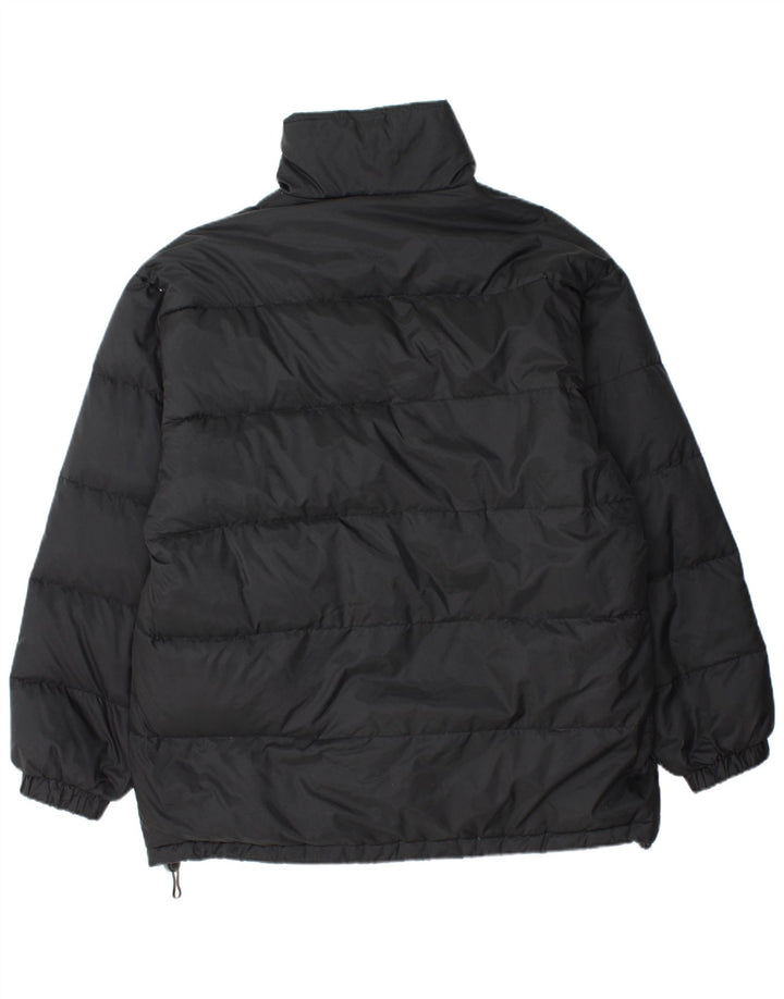 LE FROG Chaqueta acolchada holgada para hombre UK 38 Mediana Poliamida negra