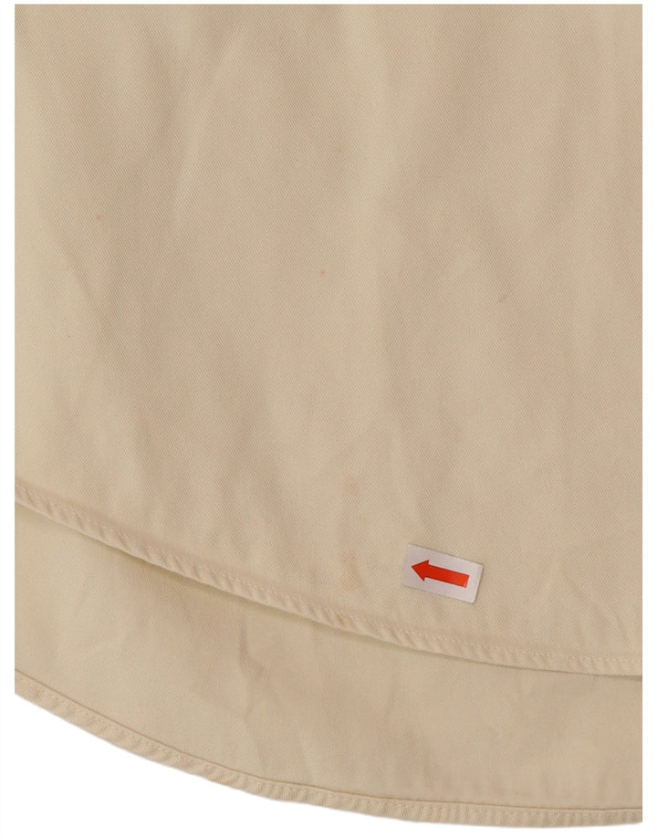 STONE ISLAND Camisa para hombre 2XL Algodón blanco roto Clásico