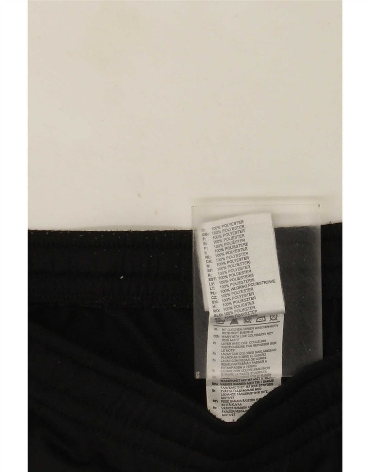 Adidas Pantalones de chándal para hombre UK 42/44 Large Negro Poliéster