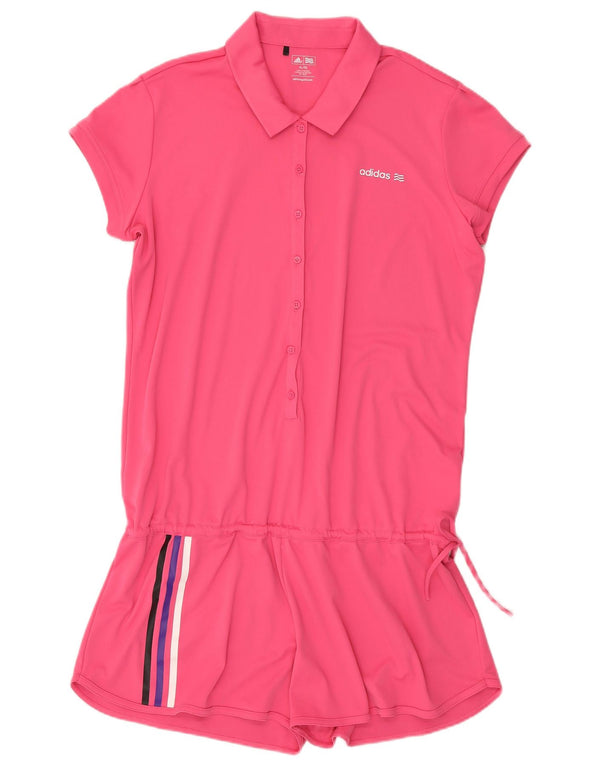Adidas Mono corto para mujer ES 40 XL Poliéster rosa