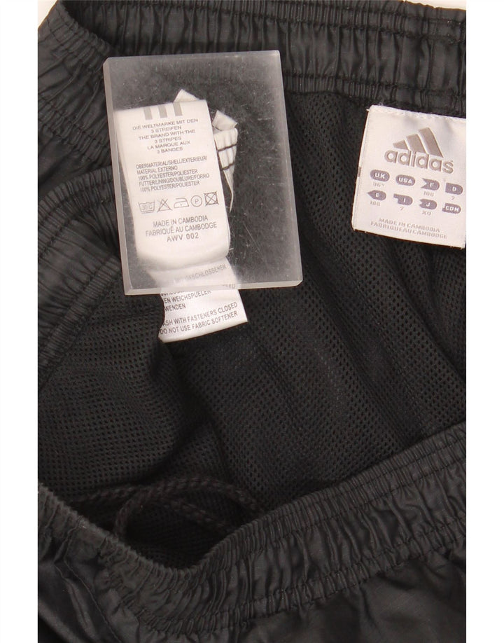 Adidas Mens Capri Chándal Pantalones Grande Negro Poliéster
