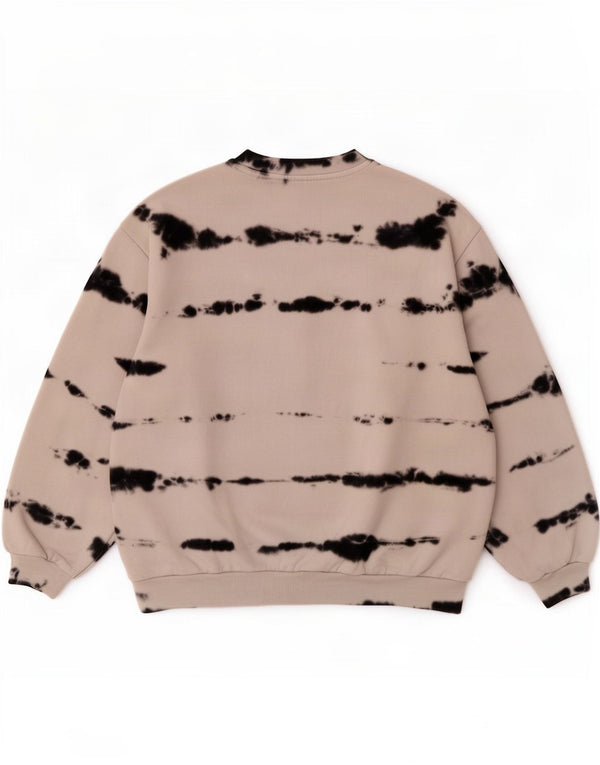Levi's Hombre Sudadera Jumper Medium Off White Tie Dye Algodón