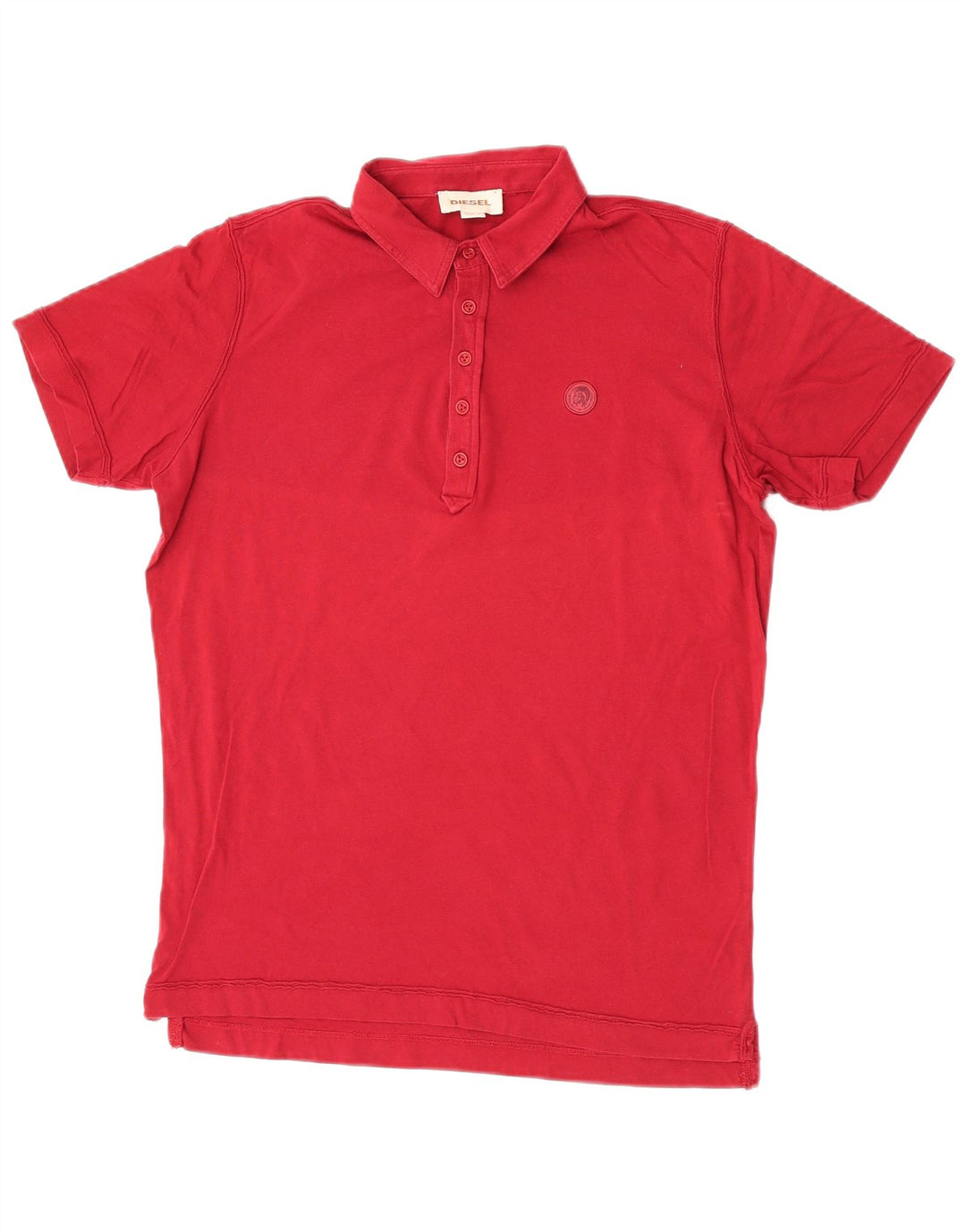 Polo Diesel Hombre Pequeño Borgoña