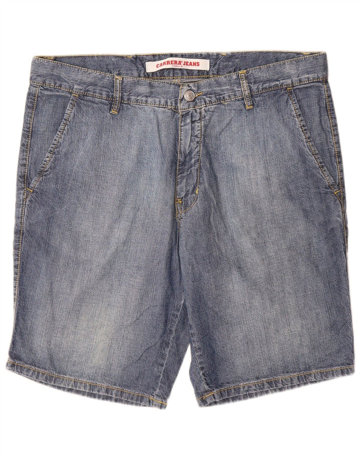 Carrera Pantalones cortos de mezclilla regulares para hombre IT 50 Large W34 Algodón azul