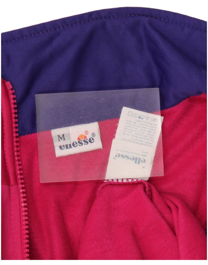 Chaqueta de chándal para mujer Ellesse UK 40 Medium Pink Colourblock Retro