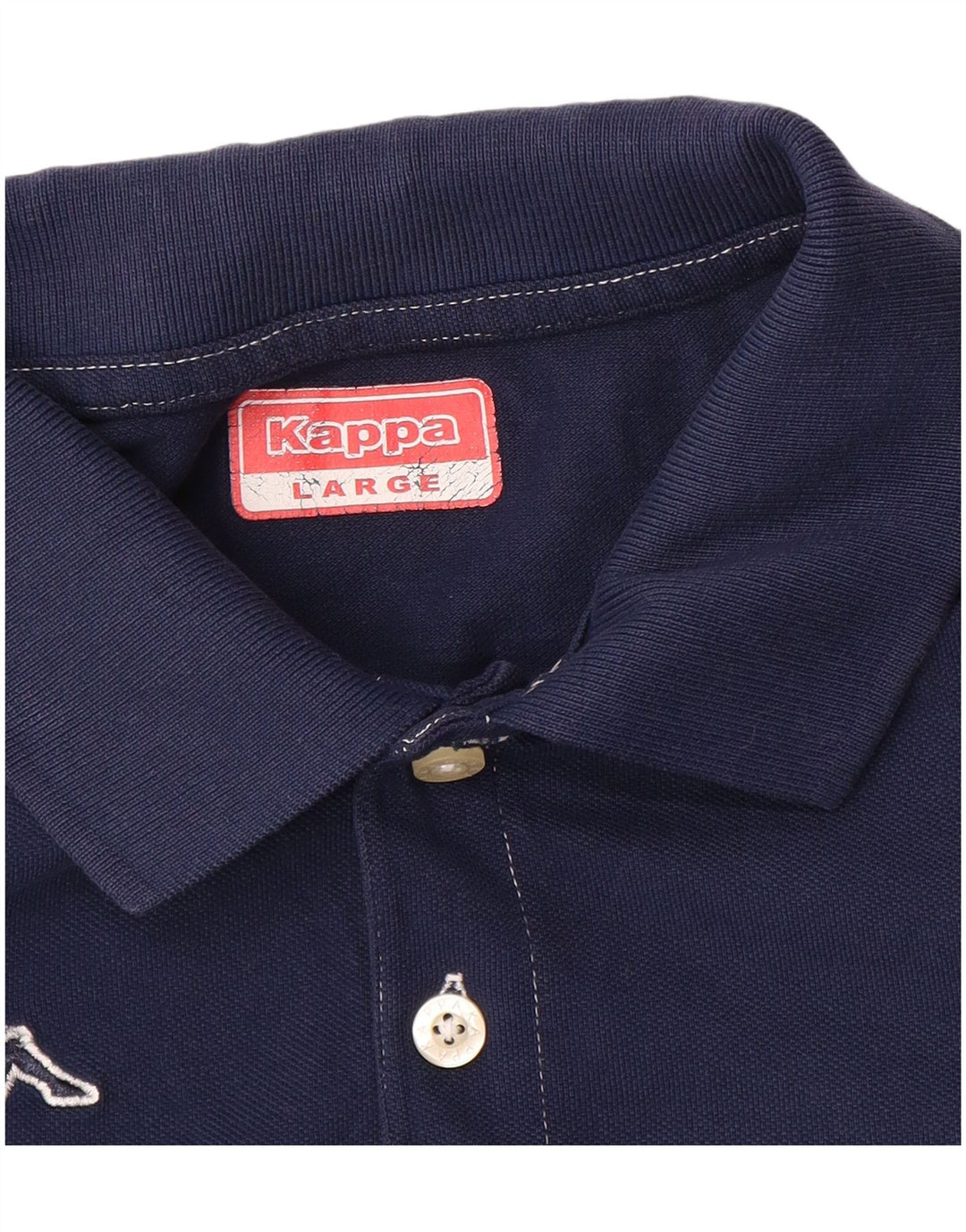 Kappa Polo para hombre grande azul marino
