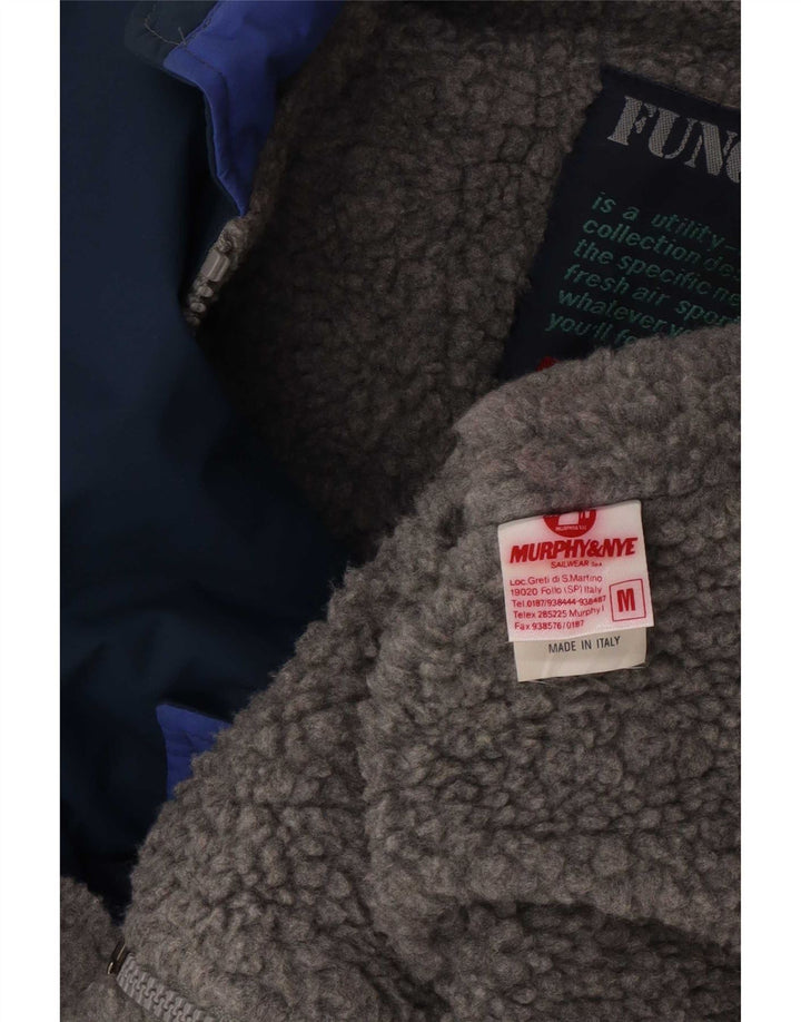 Murphy & Nye Chaqueta Parka Sherpa con Capucha para Hombre UK 38 Medium Azul Marino