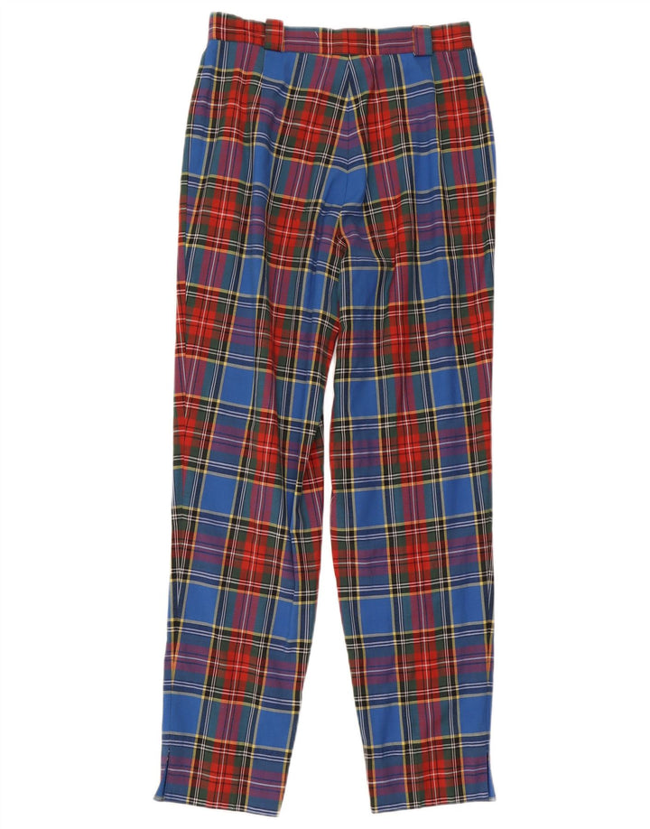 GARDEUR Pantalón de traje para mujer UK 12 Medium W28 L29 Cuadros multicolores