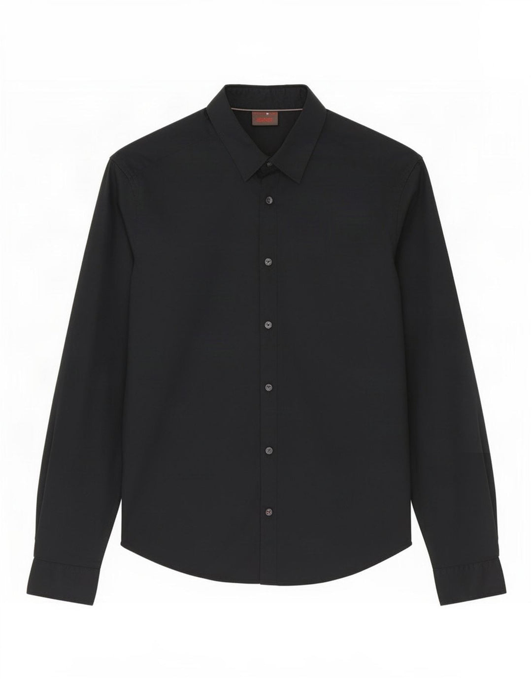 Camisa de hombre Esprit Mediana de algodón negro