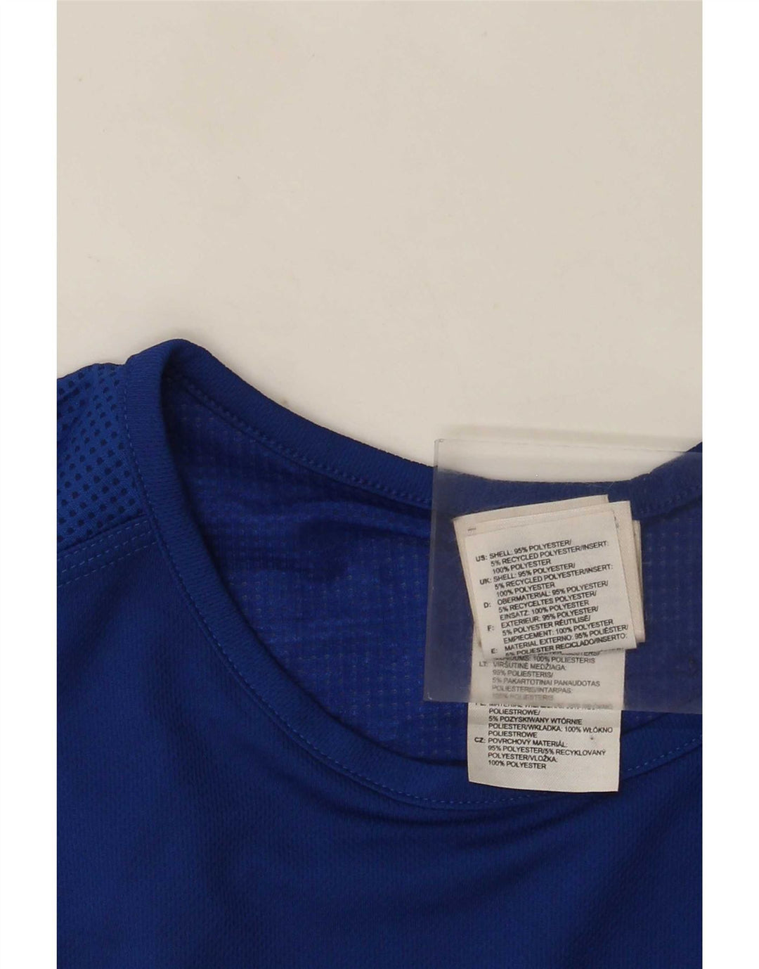 Adidas Hombre Chaleco Top Medio Azul Poliéster