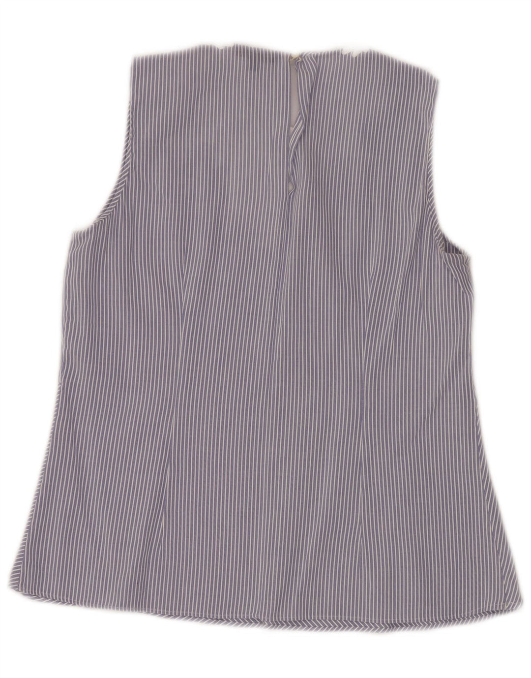 MASSIMO DUTTI Blusa Sin Mangas Mujer EU 40 Azul Medio Rayas