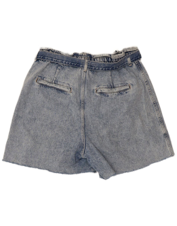 Zara Pantalones cortos vaqueros para mujer EU 44 XL W34 Azul