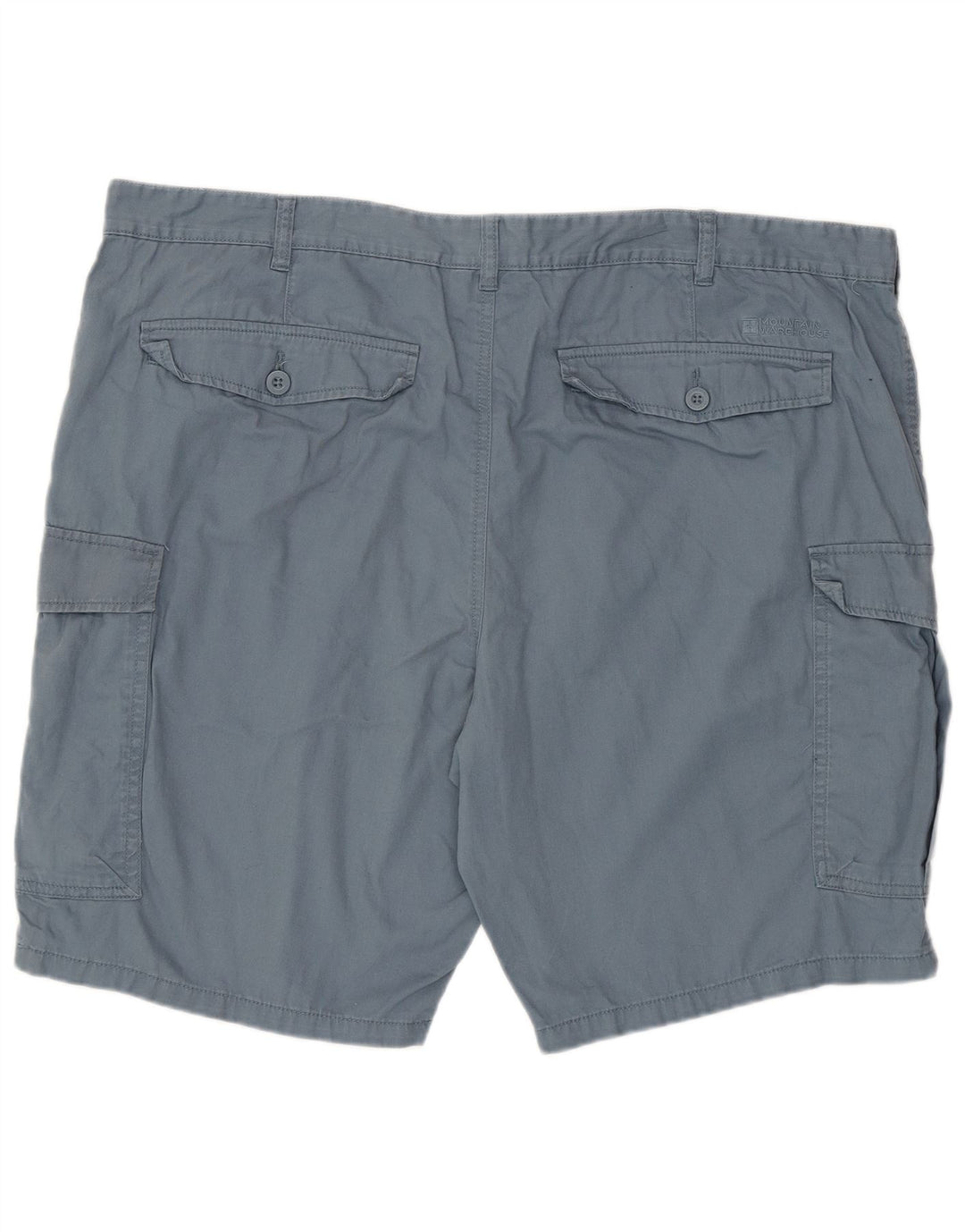Pantalones cortos cargo para hombre Mountain Warehouse W44 2XL Algodón azul