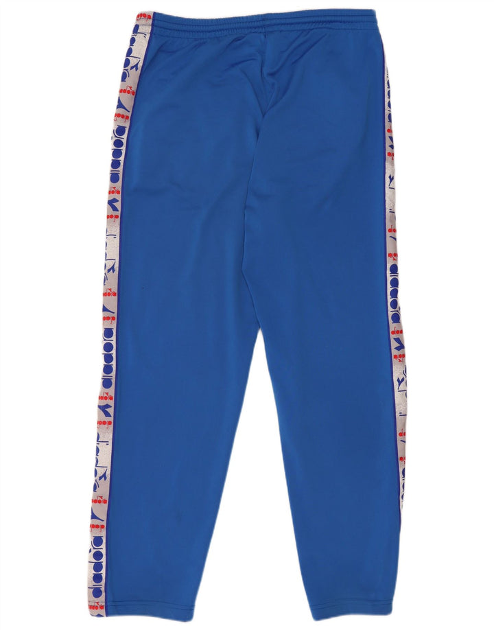 Diadora Pantalón De Chándal Con Gráfico Grande Azul Poliéster Hombre