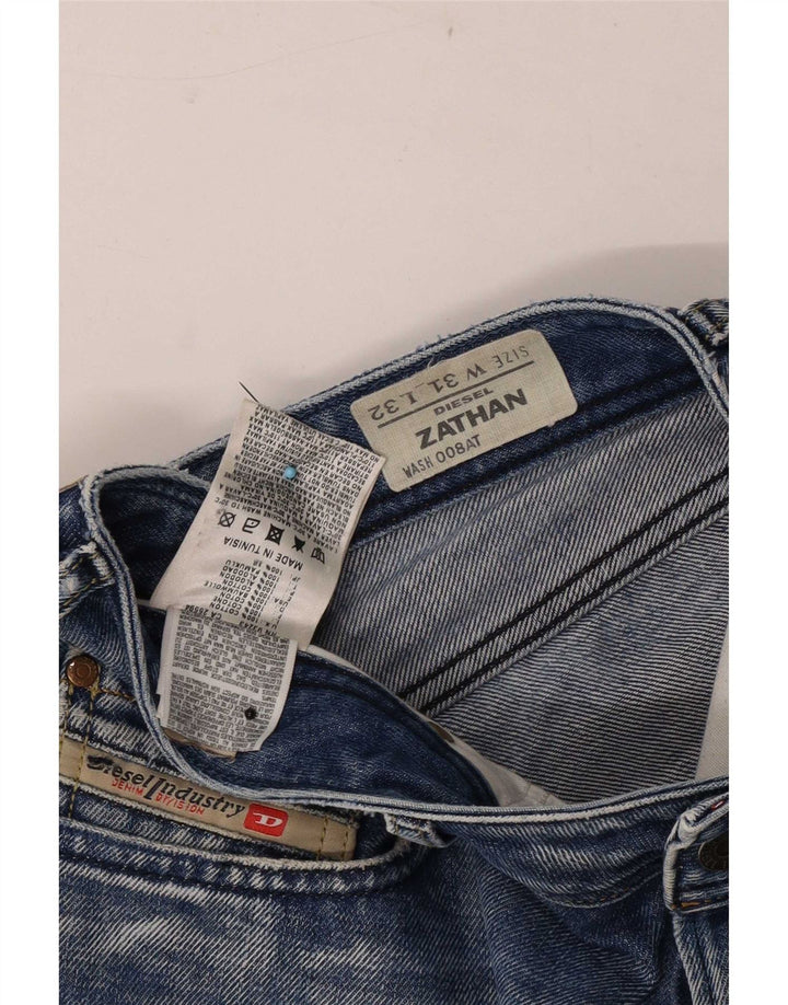 Diesel Hombre Zathan Vaqueros Bootcut W31 L32 Algodón Azul