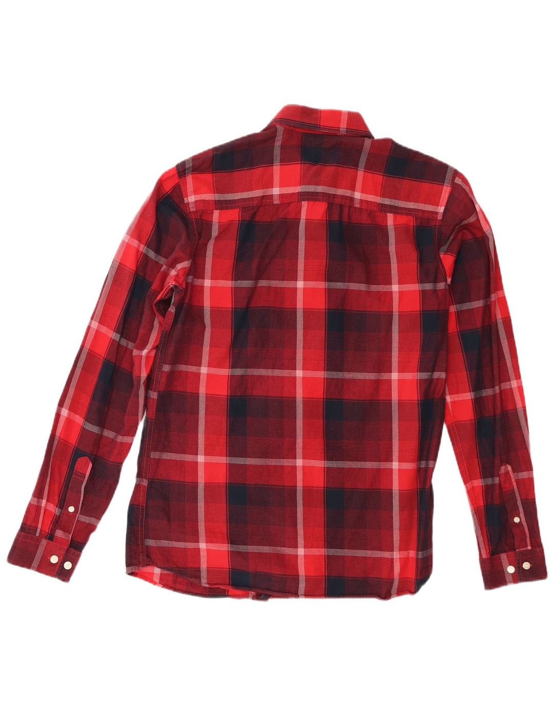 Camisa Jack & Jones Hombre Medium Red Check Algodón