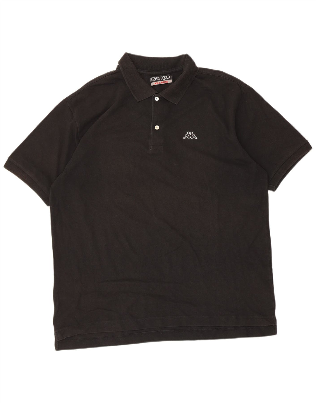 Kappa Polo Hombre 2XL Algodón Negro