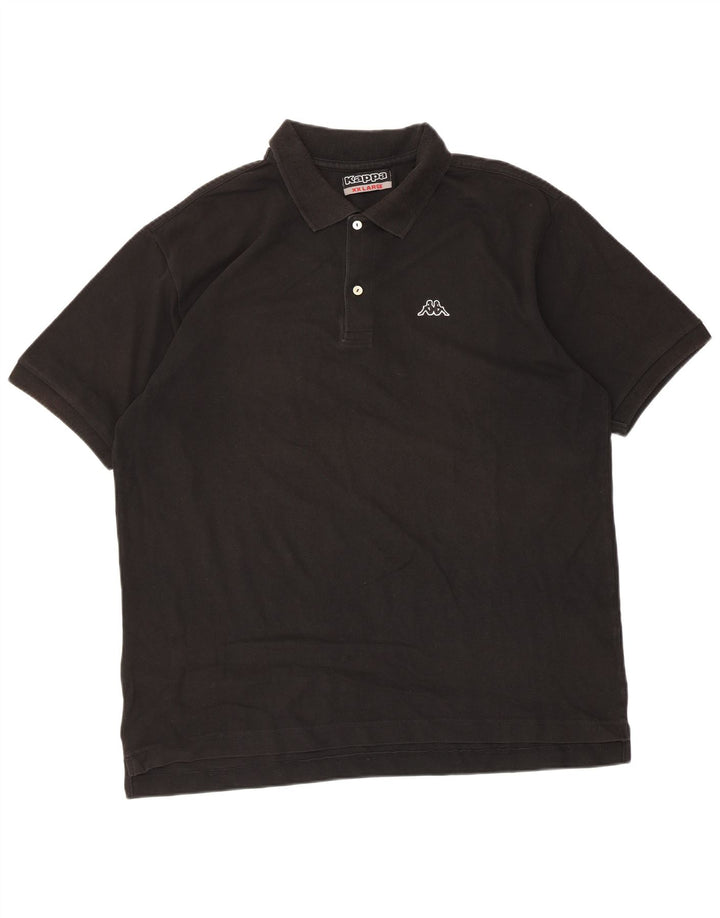 Kappa Polo Hombre 2XL Algodón Negro