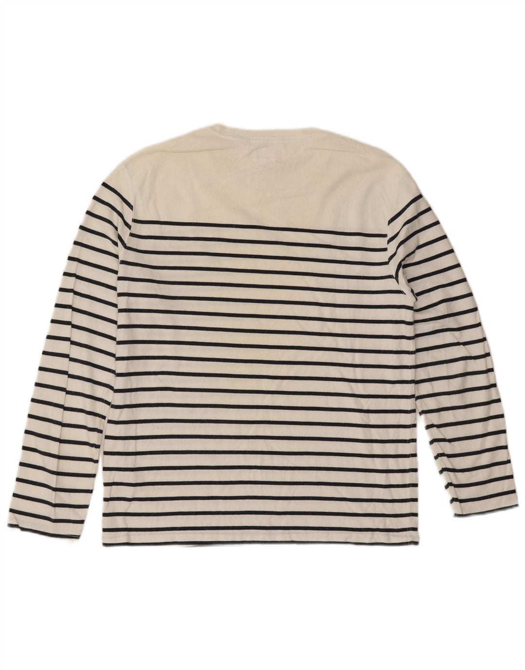 Levi's Hombre Top Manga Larga Algodón A Rayas Blanco Mediano