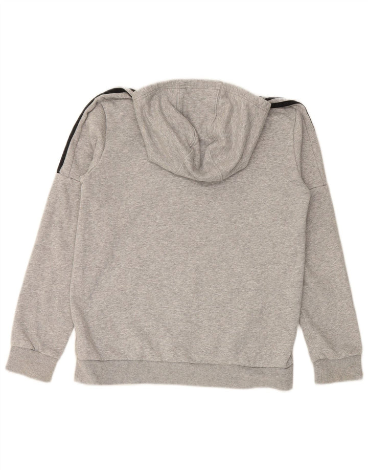 ADIDAS Sudadera con capucha gráfica para niños 13-14 años Algodón gris
