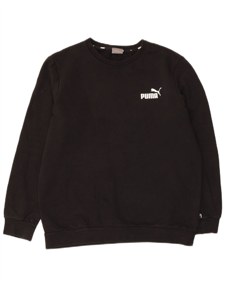 Sudadera Puma Jumper Medium Negro Algodón Hombre