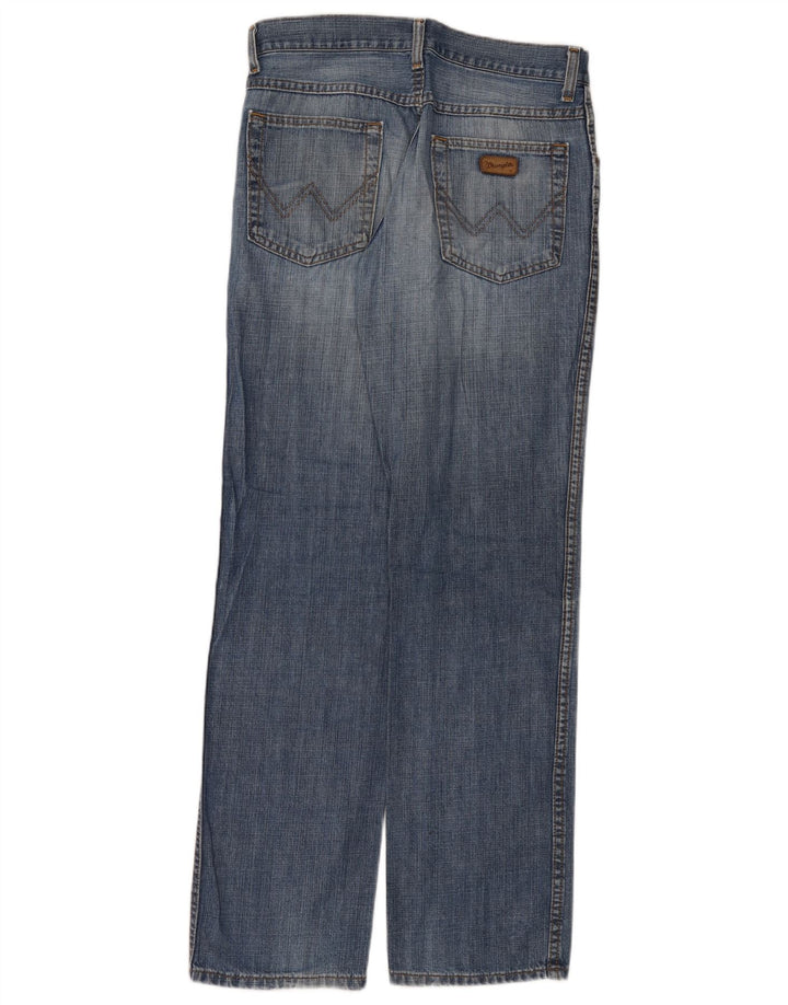 Wrangler Vaqueros rectos de corte regular para hombre W32 L32 Algodón azul