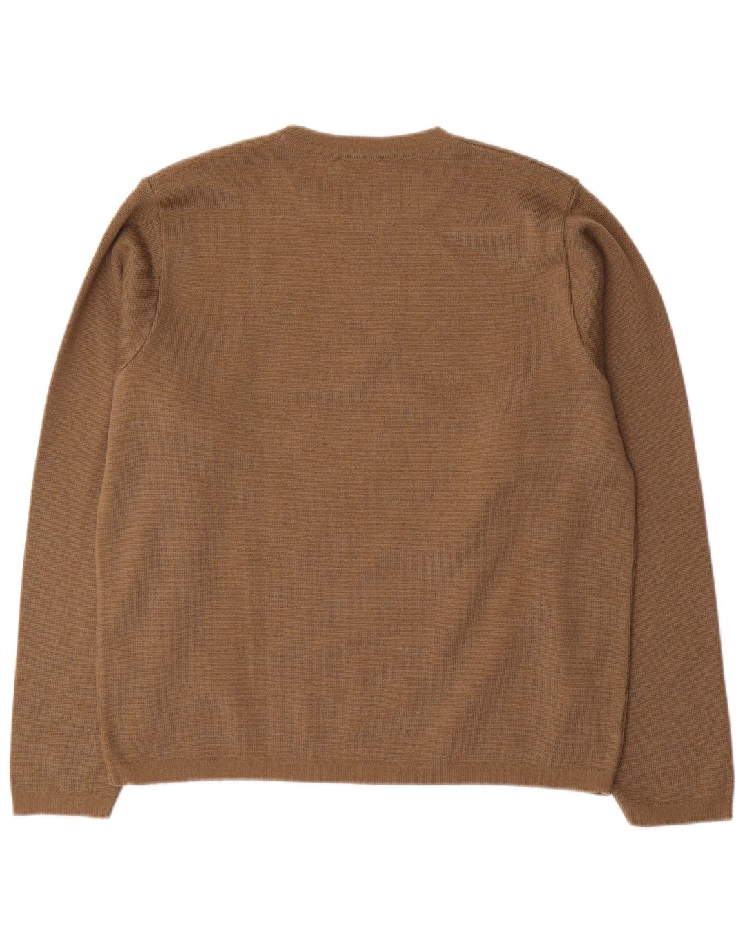 Jersey Hombre Trussardi Jeans Cuello Redondo Lana Marrón Medio