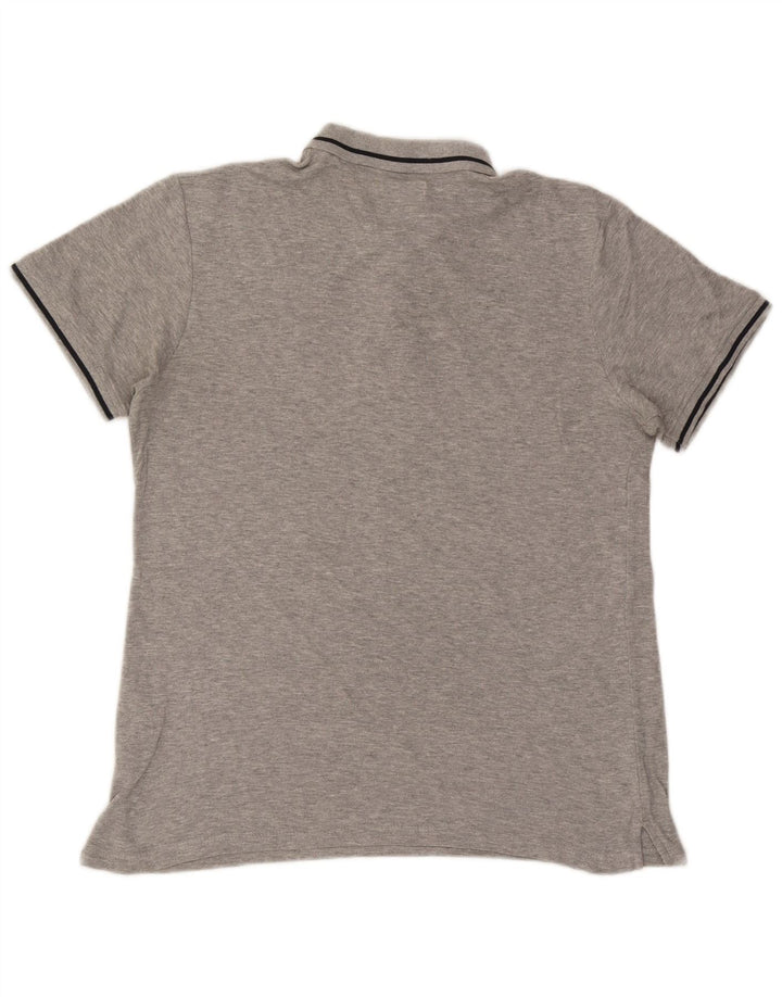 Polo Jack & Jones Hombre De Algodón Moteado Gris Medio