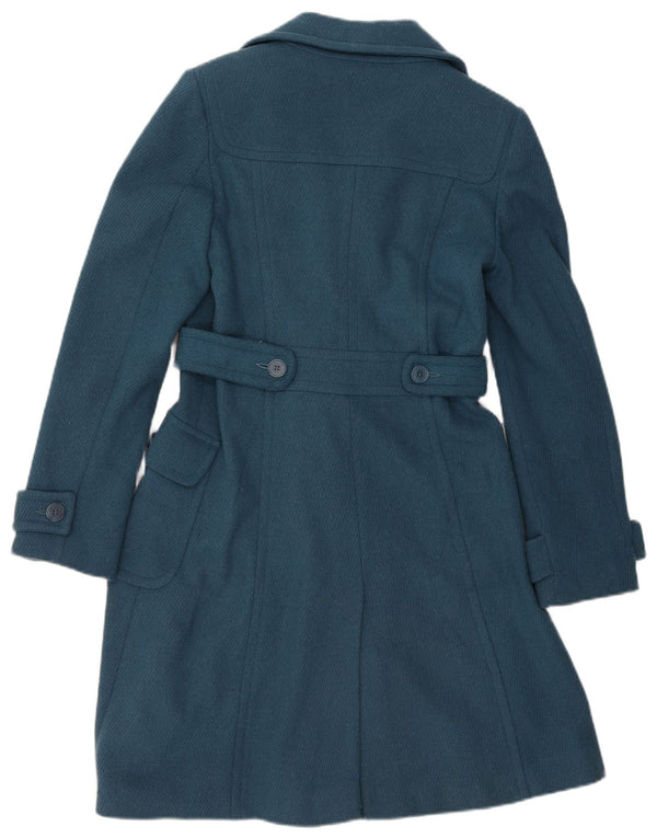 Abrigo Oasis Mujer UK 10 Small Lana Azul