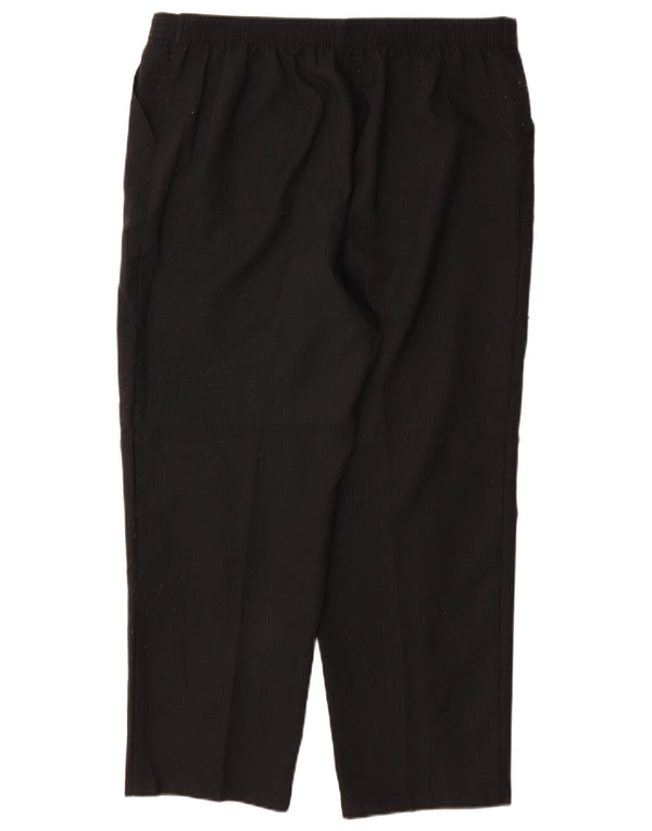 Marks & Spencer Pantalones Casuales Rectos para Mujer UK 18 XL W36 L28 Negro