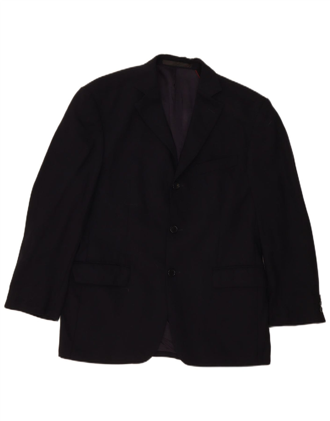 Marks & Spencer Chaqueta tipo blazer de 3 botones para hombre UK 38 Medium Azul marino Lana virgen