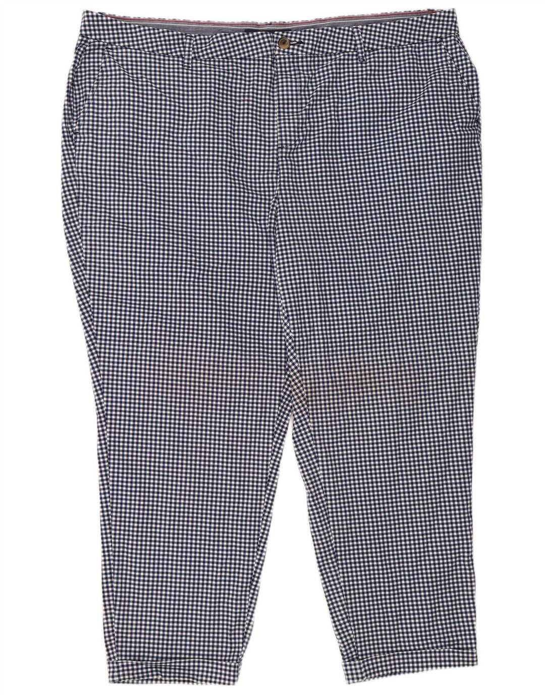 TOMMY HILFIGER Pantalones cortos para hombre US 22 3XL W46 L27 Azul marino Gingham