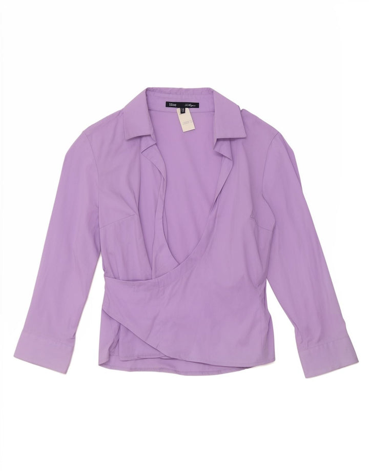 Jersey Mujer Les Copains IT 42 Algodón Morado Medio