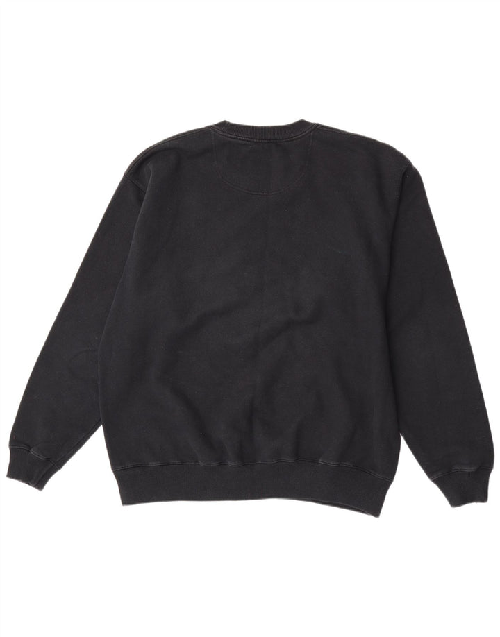 Champion Sudadera Jumper para hombre Large Black Cotton