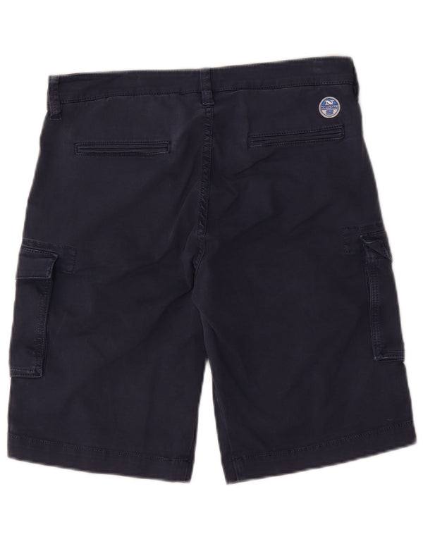 Pantalones cortos cargo para mujer North Sails EU 42 Medium W28 Algodón azul marino