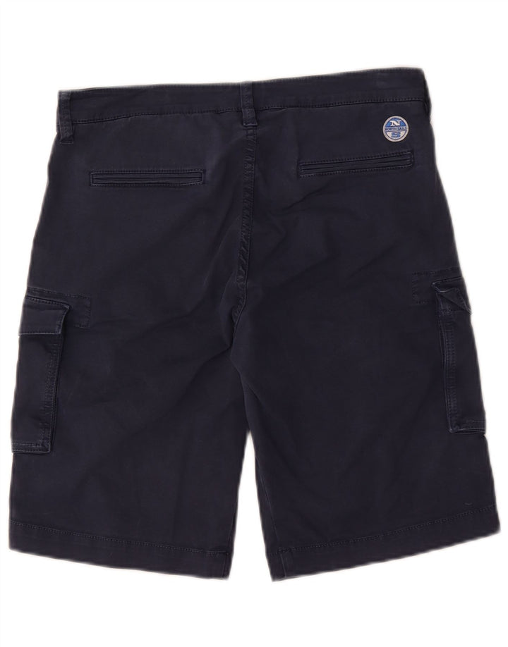Pantalones cortos cargo para mujer North Sails EU 42 Medium W28 Algodón azul marino