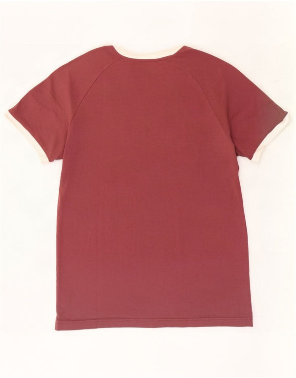 Camiseta Adidas Hombre Top Medium Borgoña Algodón