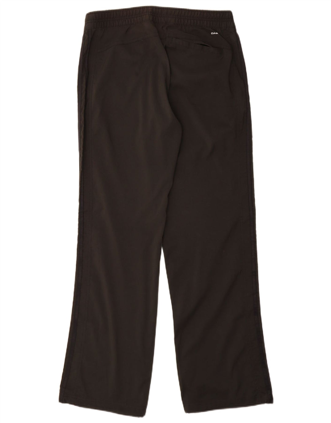 Adidas Mujer Climalite Chándal Pantalones UK 12 Mediano Negro Poliéster