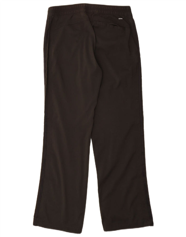 Adidas Mujer Climalite Chándal Pantalones UK 12 Mediano Negro Poliéster