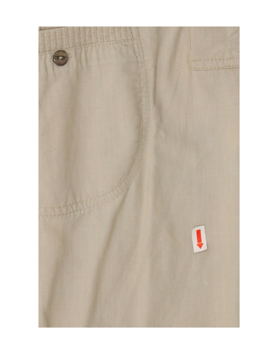 MALAGRIDA Mens Short Sleeve Pullover Shirt Large Beige Vintage Malagrida and Second-Hand Malagrida from Messina Hembry 