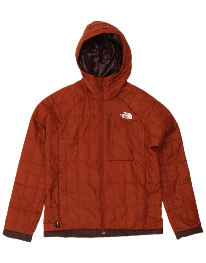 The North Face Chaqueta acolchada con capucha para hombre UK 38 Marrón medio