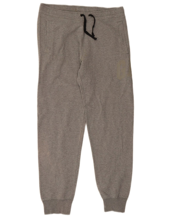 Gap Hombre Pantalones De Chándal Gráfico Joggers Small Gris Algodón