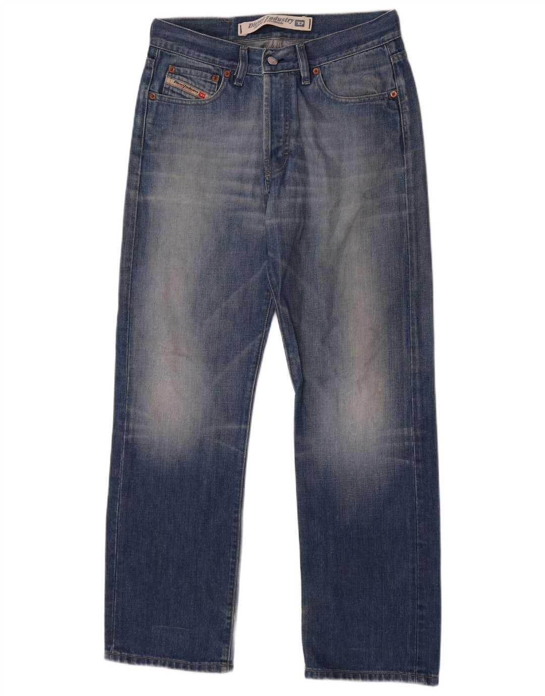 Vaqueros Diesel Hombre Rectos W31 L30 Algodón Azul