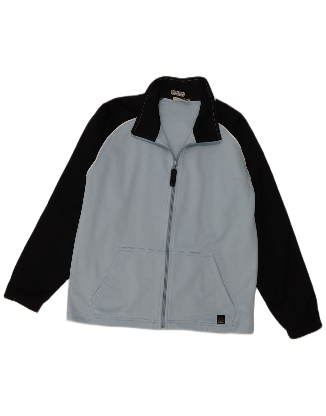 ARENA Boys Tracksuit Top Jacket 13-14 Years Blue Colourblock Polyester Vintage Arena and Second-Hand Arena from Messina Hembry 