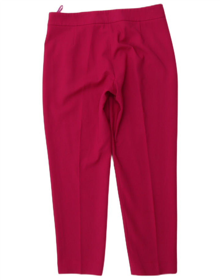 FRENCH CONNECTION Pantalones informales con pinzas para mujer UK 40 Medium W32 L26 Pink